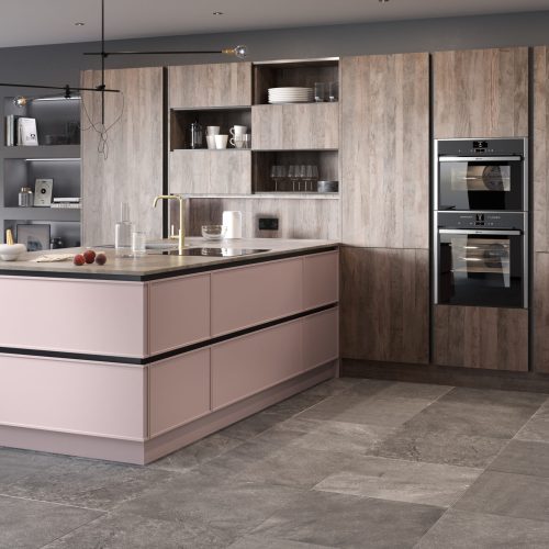 Rio Smooth Painted Morning Sky and Grey Saloon Oak